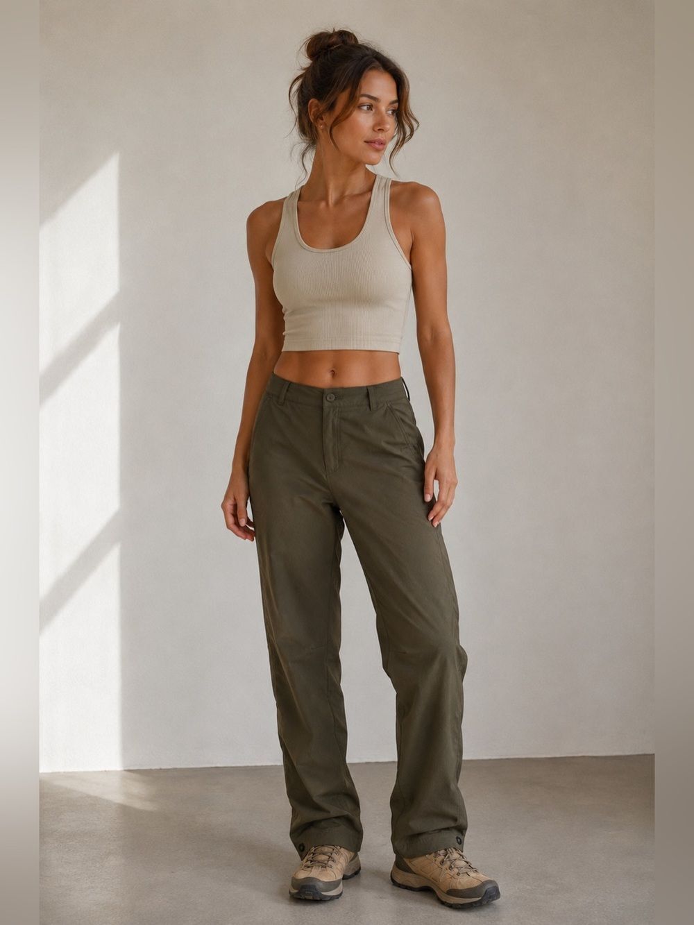 Royal Robbins Women's Size 6 Green Lightweight Hiking Outdoor Pants